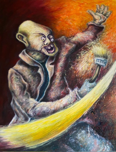 oil on canvas  80 x 100 image